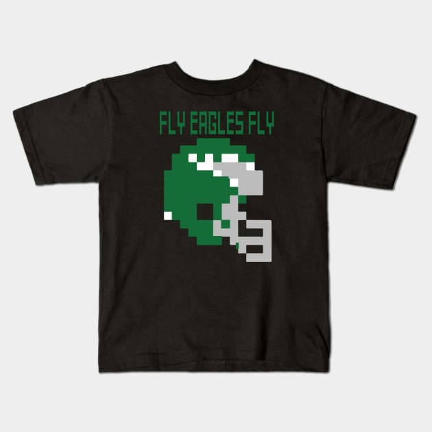 Eagles - Fly Eagles Fly 8 bit Kids T-Shirt by mymainmandeebo